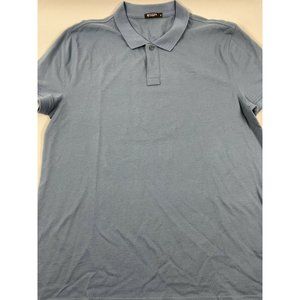 Tiger of Sweden size XL Men's Polo Shirt Short Sleeve Blue Grey